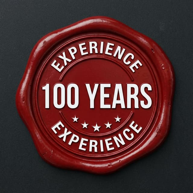 100 Years Experience Seal